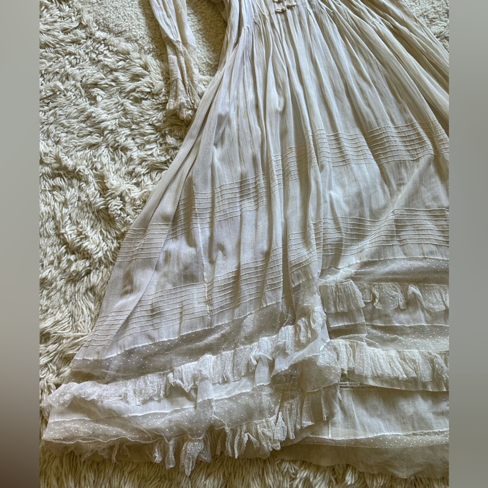 Antique Edwardian lawn dress wedding dress - Picture 4 of 14